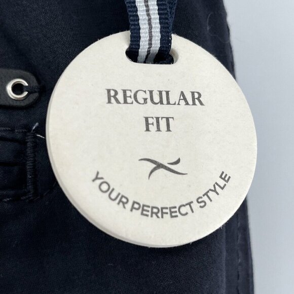 Brax Kapok Pima Twill Regular Fit Chino Pants Perma Blue US 38/EUR 54 NWT $198 - Picture 7 of 16